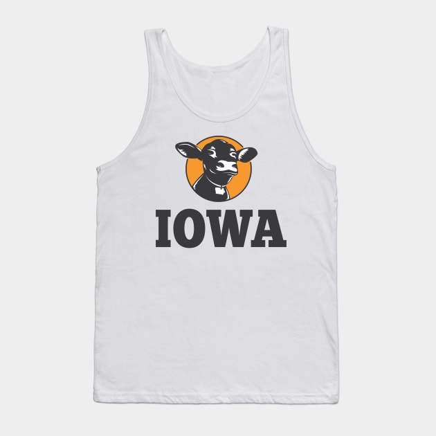 Iowa Cow Tank Top by HolidayShirts